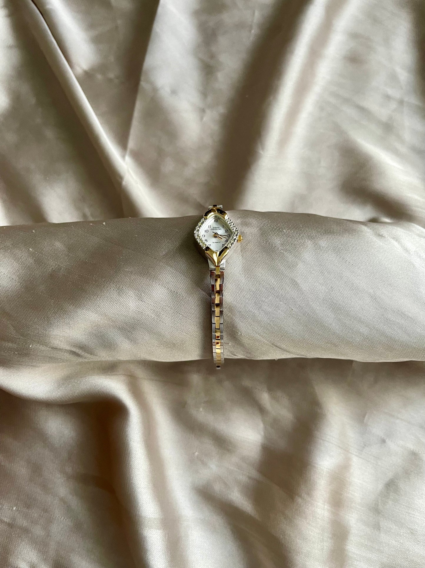 *Working* Art Deco Dial Two-Tone Watch