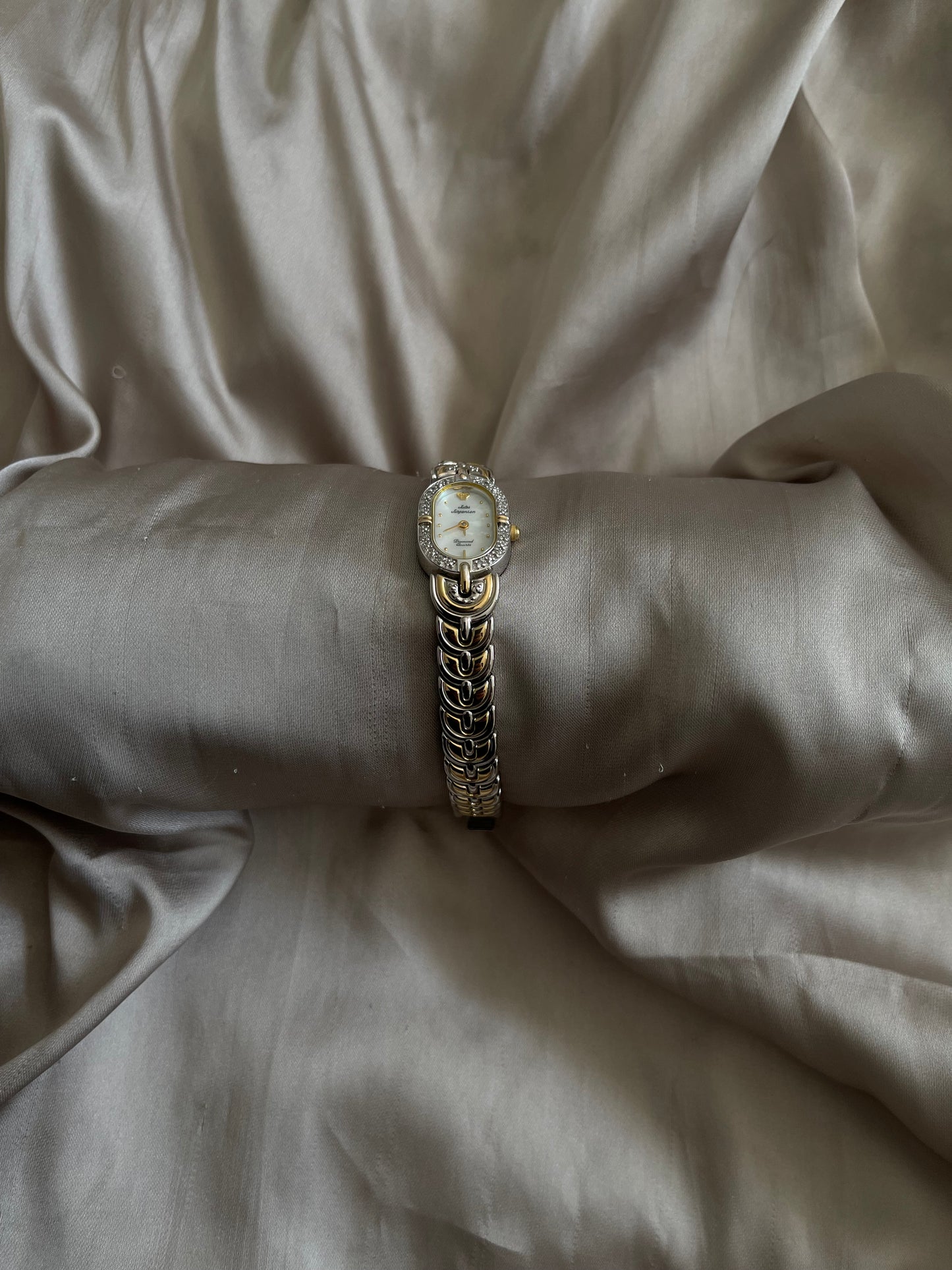 Two-Tone Mother of Pearl Watch
