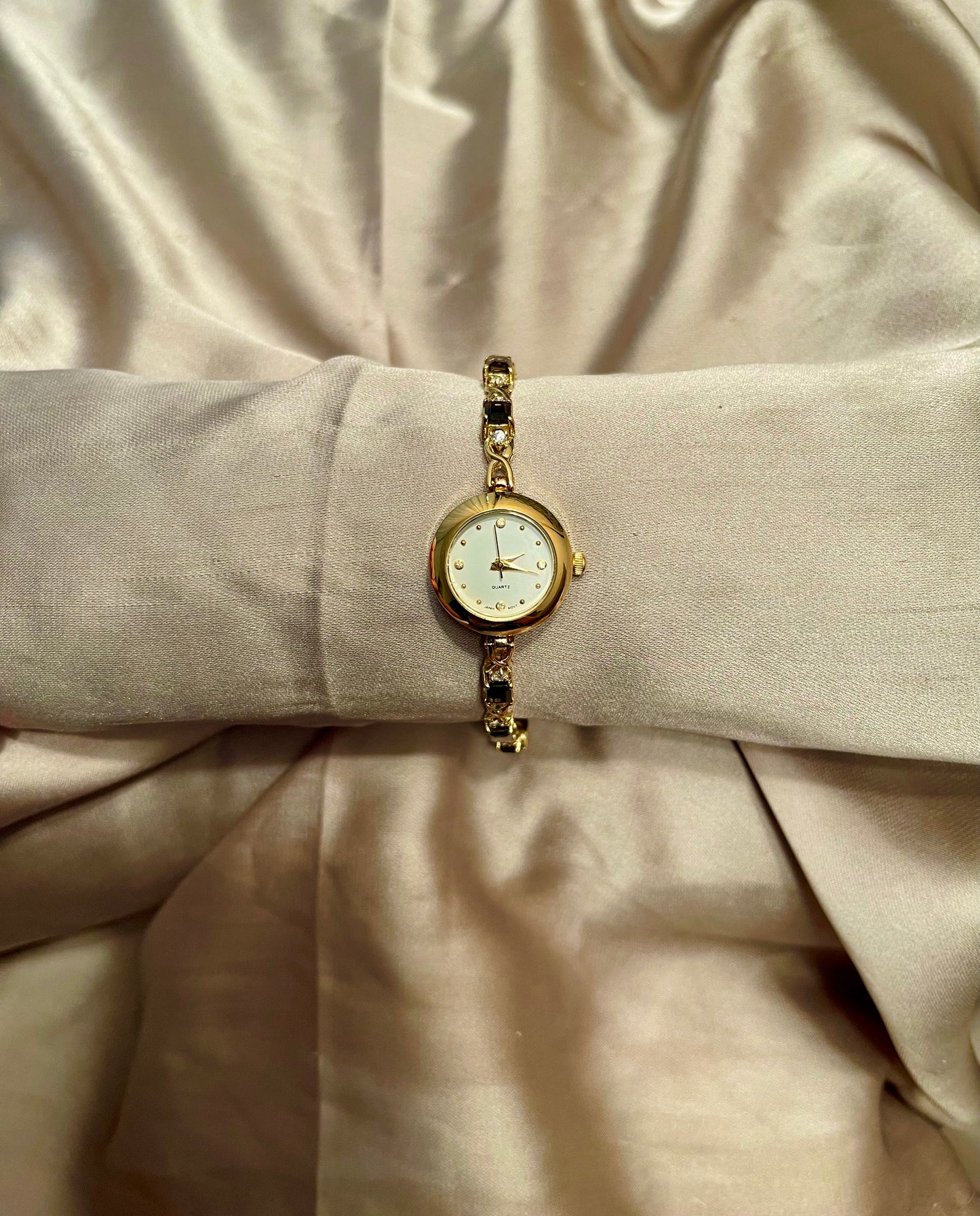 *Working* Smoky Topaz Tennis Watch