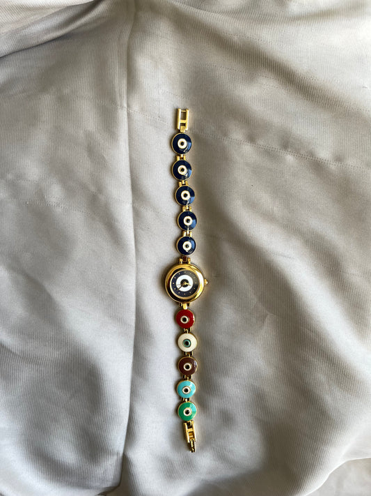*Working* RARE Reversible Evil Eye Watch