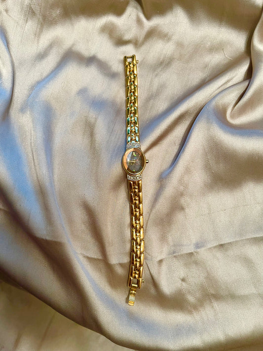 *Working* Rare Seiko Rainbow Dial Watch with Genuine Diamonds