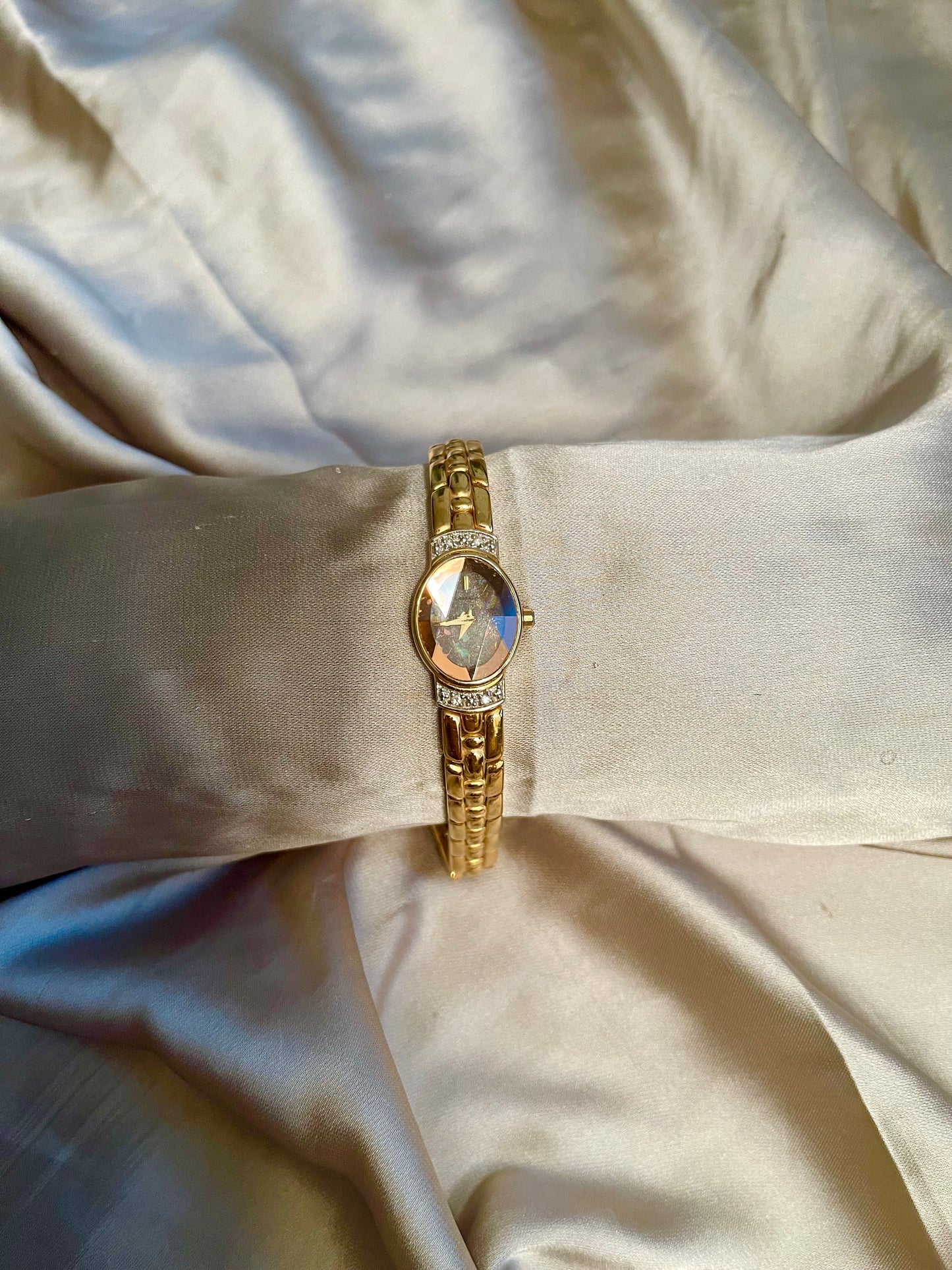 *Working* Rare Seiko Rainbow Dial Watch with Genuine Diamonds