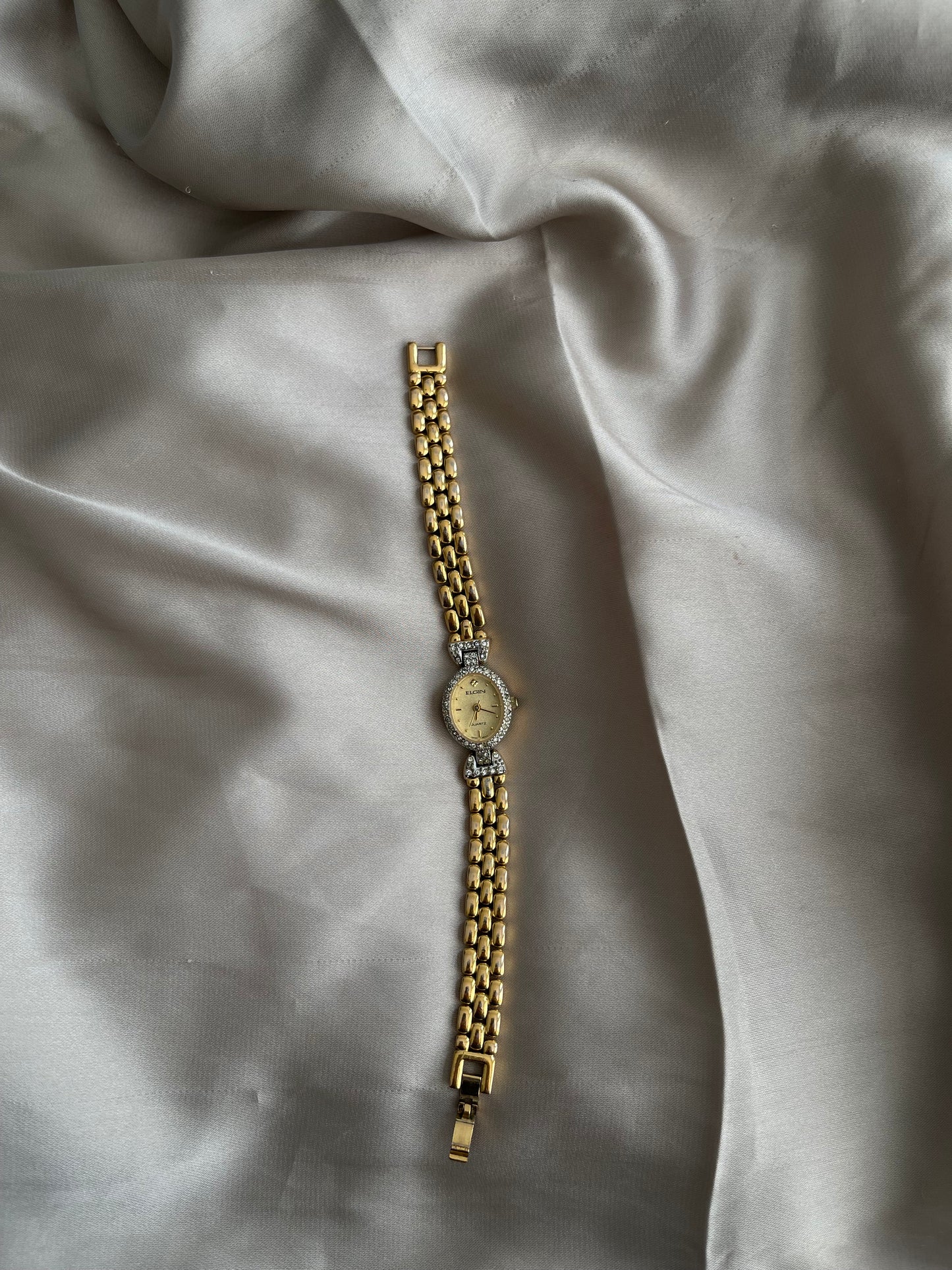 *Working* Diamond Bezel Two-Tone Watch