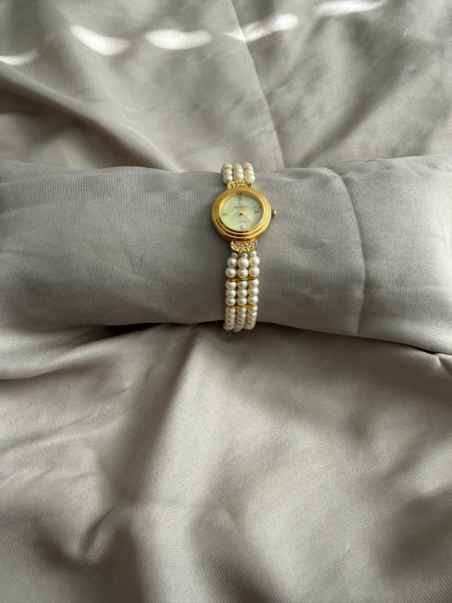 RARE Peugeot Marble Dial Pearl Watch