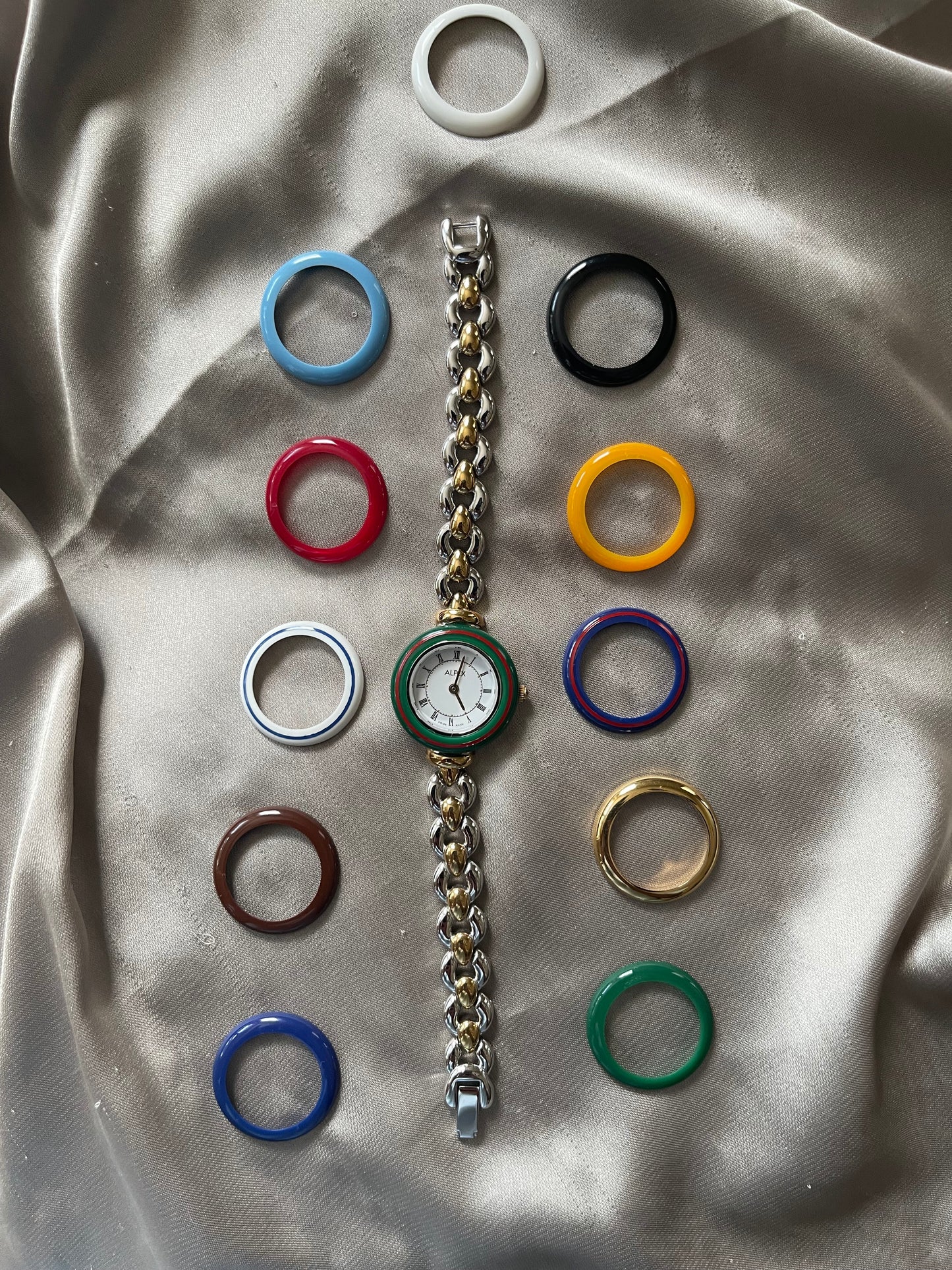 *Working* RARE Interchangeable Two-Tone Bezel Set