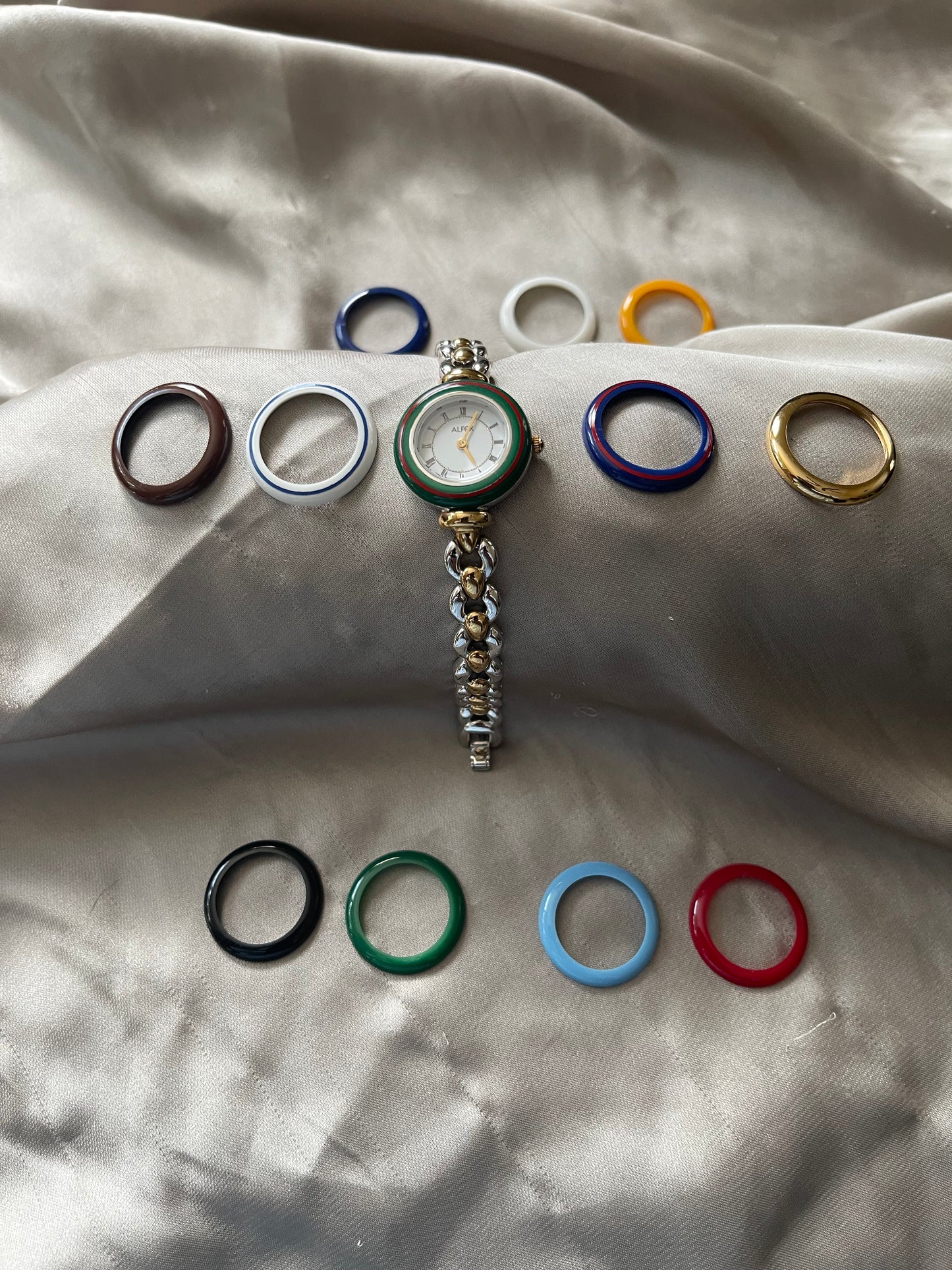 *Working* RARE Interchangeable Two-Tone Bezel Set