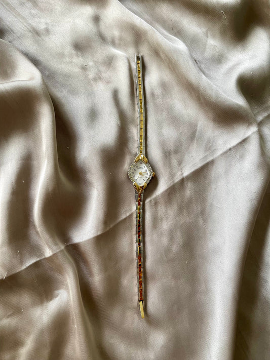 *Working* Art Deco Dial Two-Tone Watch