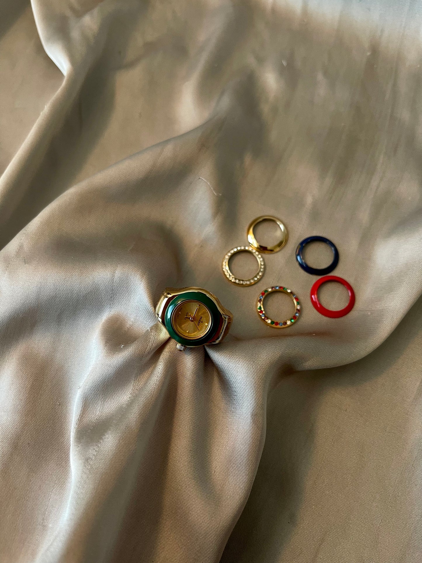 *Working* Rare Interchangeable Bezel Ring Set