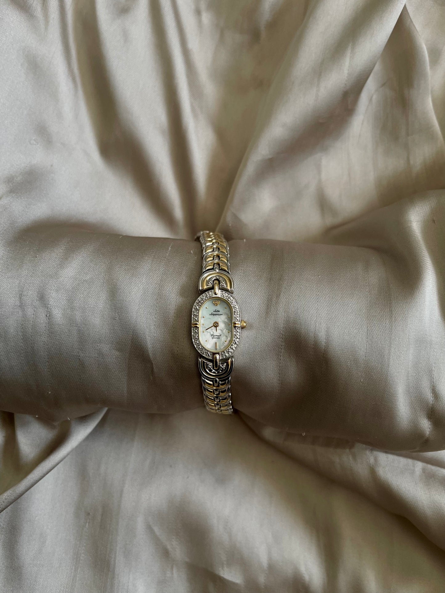 Two-Tone Mother of Pearl Watch