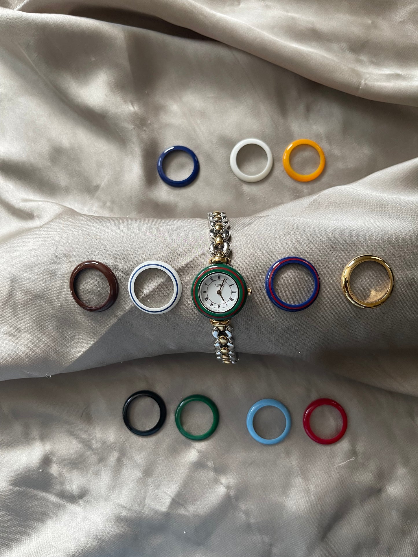 *Working* RARE Interchangeable Two-Tone Bezel Set